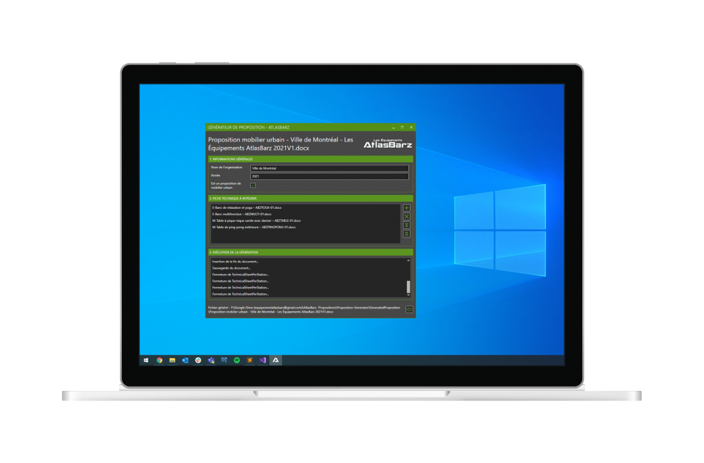 Développement logiciel Windows Agence de programmation DevActif 1