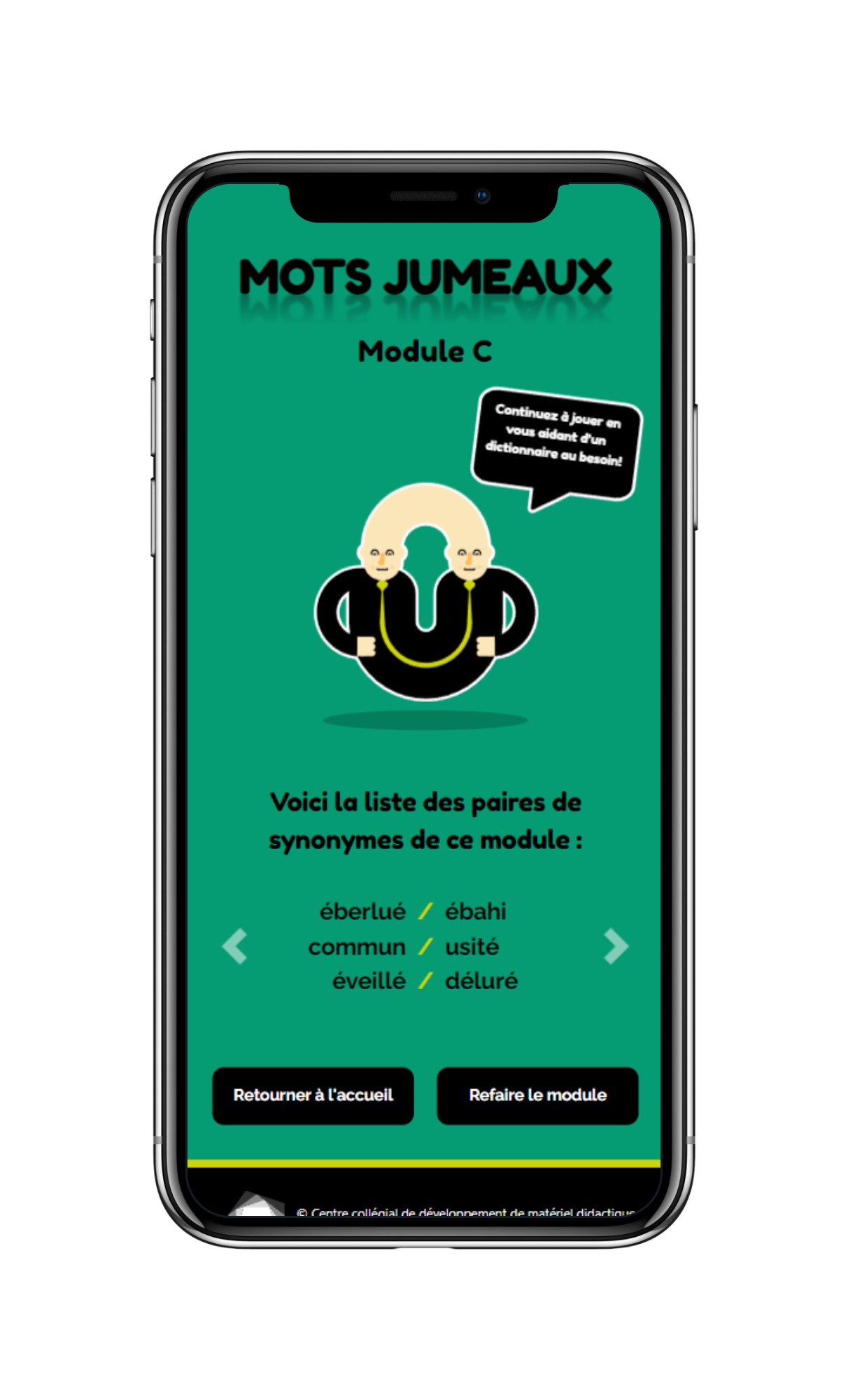 mots-jumeaux-resultat-app-mobile-devactif-iPhone-X