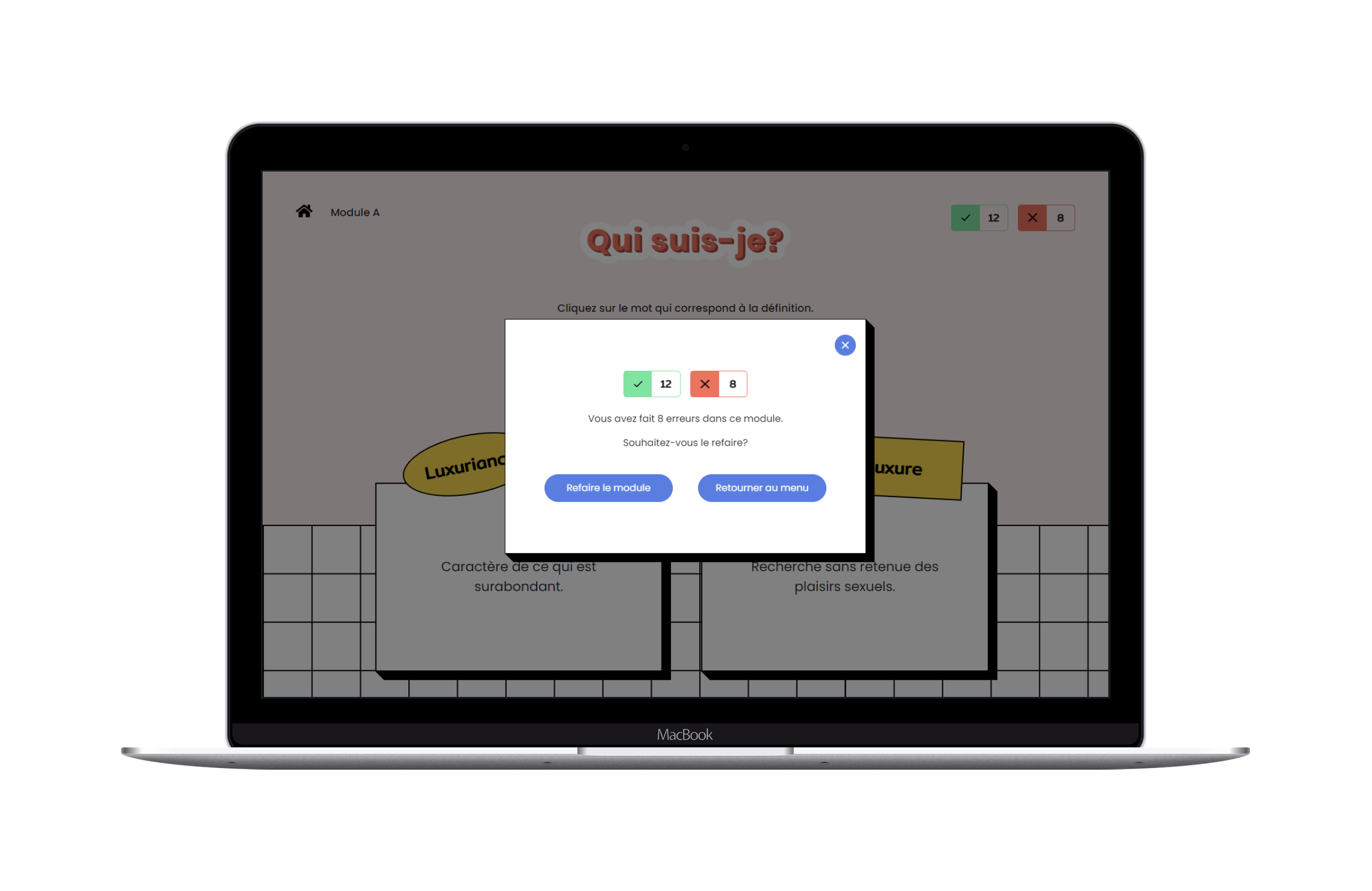 DevActif-Outil-de-formation-sur-mesure-WCAG-Qui-suis-je-CCDMD-Fin-du-quiz-Macbook